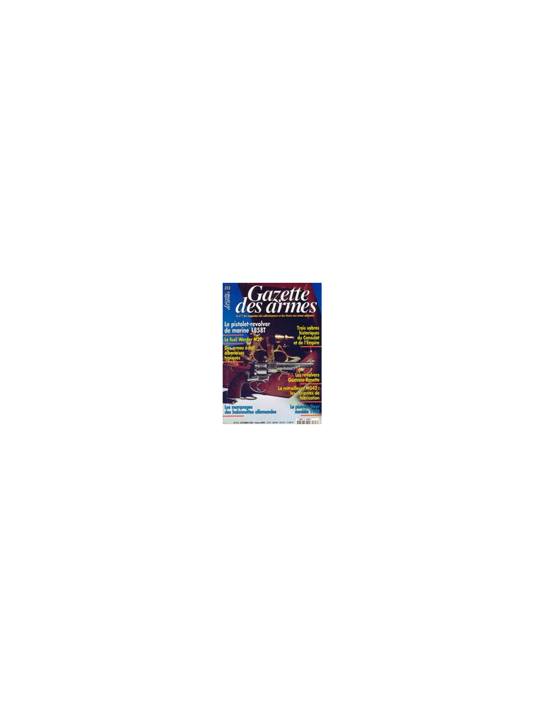 Numero Gazette des armes 313 Numero Gazette des armes 313