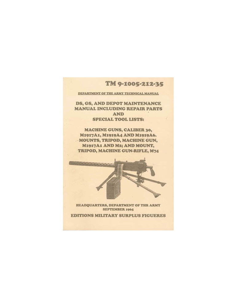 MITRAILLEUSE BROWNING CALIBRE 30