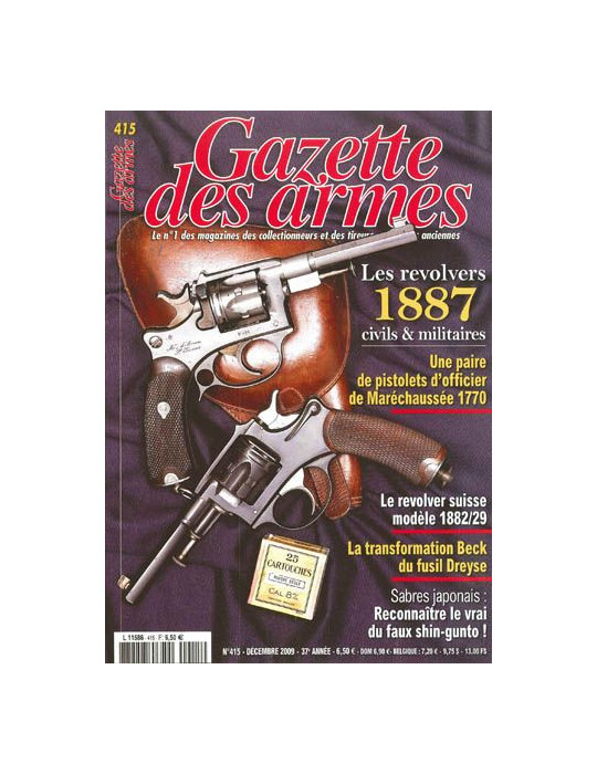 GAZETTE DES ARMES N¡ 415