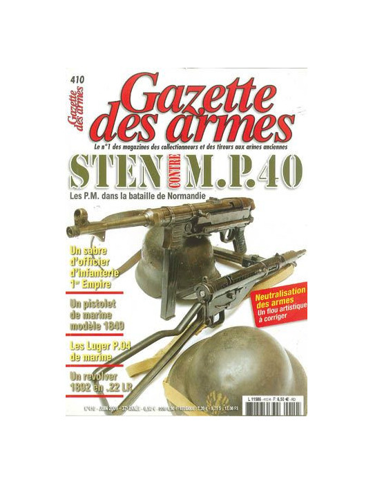 GAZETTE DES ARMES N¡ 410