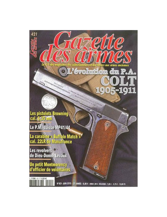 GAZETTE DES ARMES N¡ 421