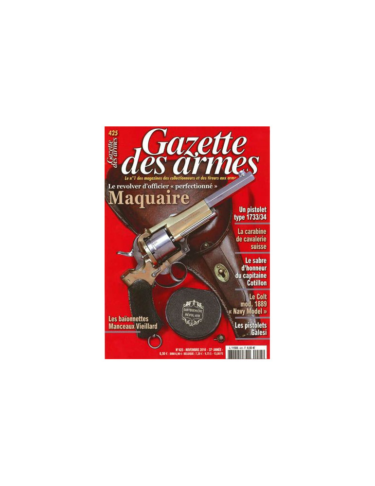 GAZETTE DES ARMES N¡ 425