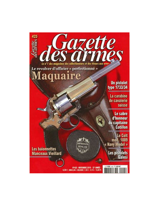 GAZETTE DES ARMES N¡ 425