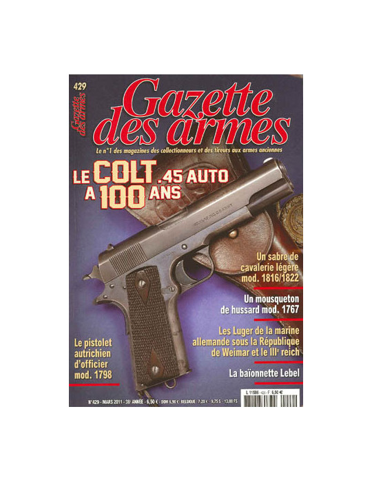 GAZETTE DES ARMES N¡ 429