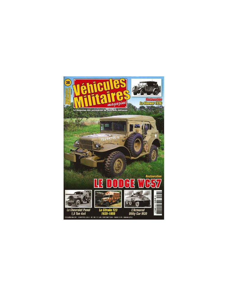 VEHICULES MILITAIRES N¡ 38