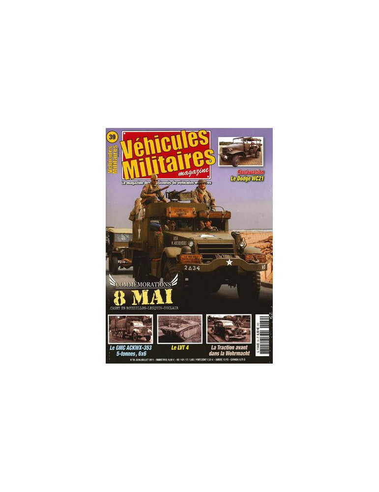 VEHICULES MILITAIRES N¡ 39 VEHICULES MILITAIRES N¡ 39