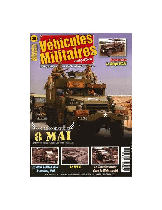 VEHICULES MILITAIRES N¡ 39