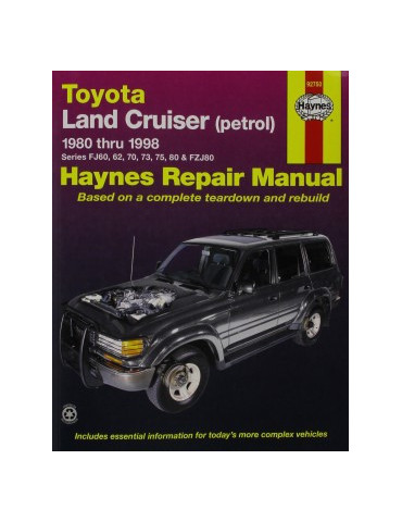 TOYOTA LAND CRUISER 1980 THRU 1998