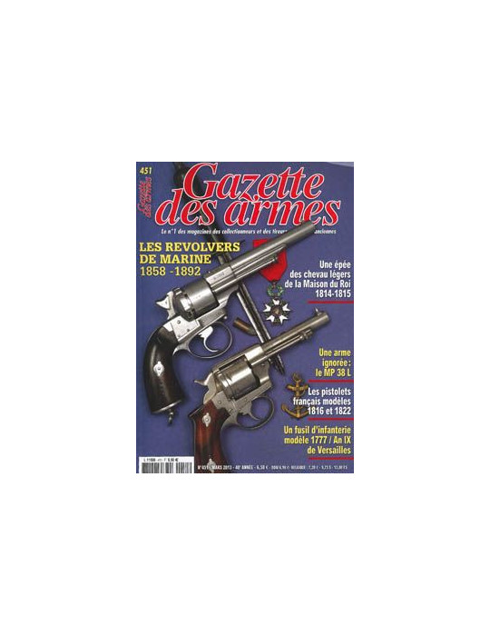 GAZETTE DES ARMES N¡ 451 MARS 2013