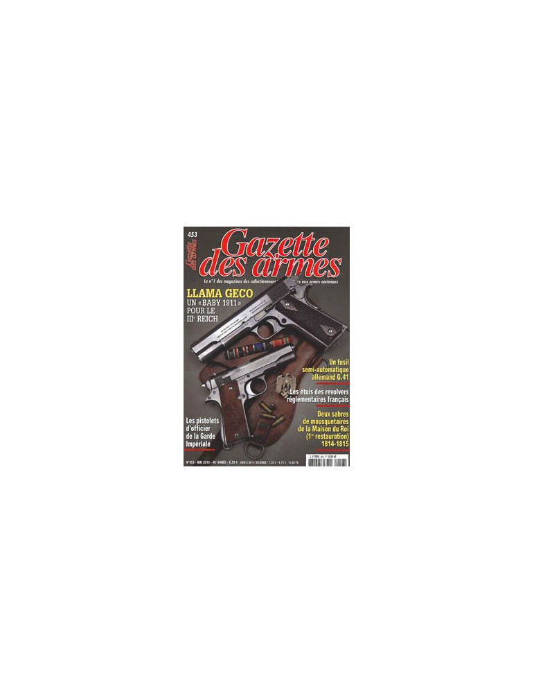 GAZETTE DES ARMES N¡ 453 MAI 2013