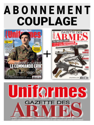 COUPLAGE GAZETTE DES ARMES + UNIFORMES 2 ANS EXPORT