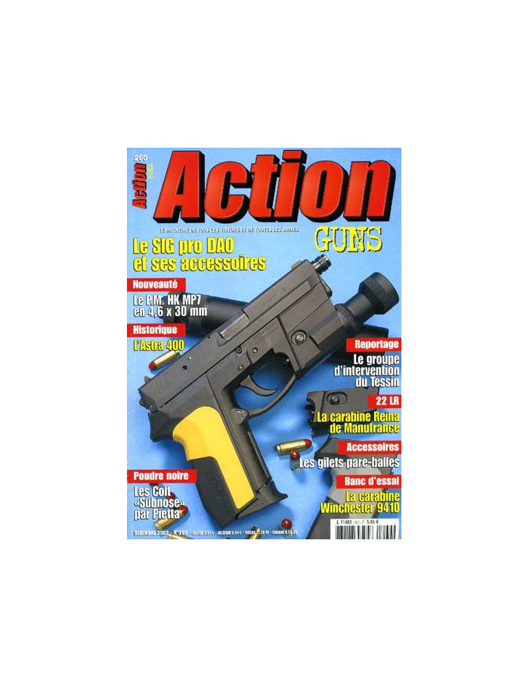 ACTION ARMES & TIR 260 ACTION ARMES & TIR 260
