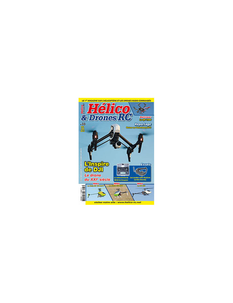 HELICO ET DRONES RC N¡33 MAI JUIN 2015
