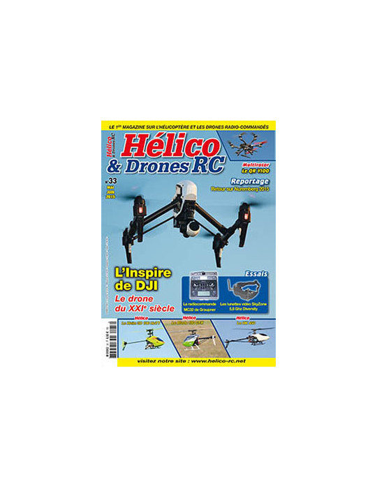 HELICO ET DRONES RC N¡33 MAI JUIN 2015