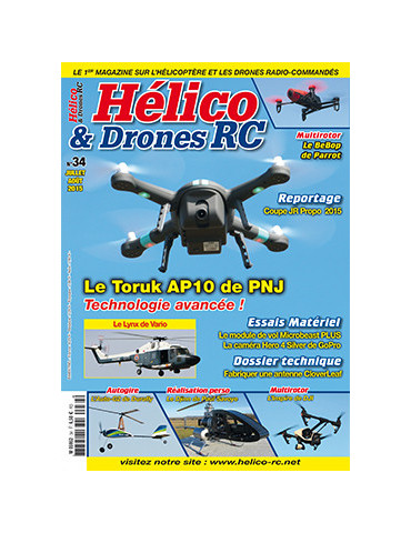 HELICO ET DRONES RC N¡34 JUILLET AOUT 2015