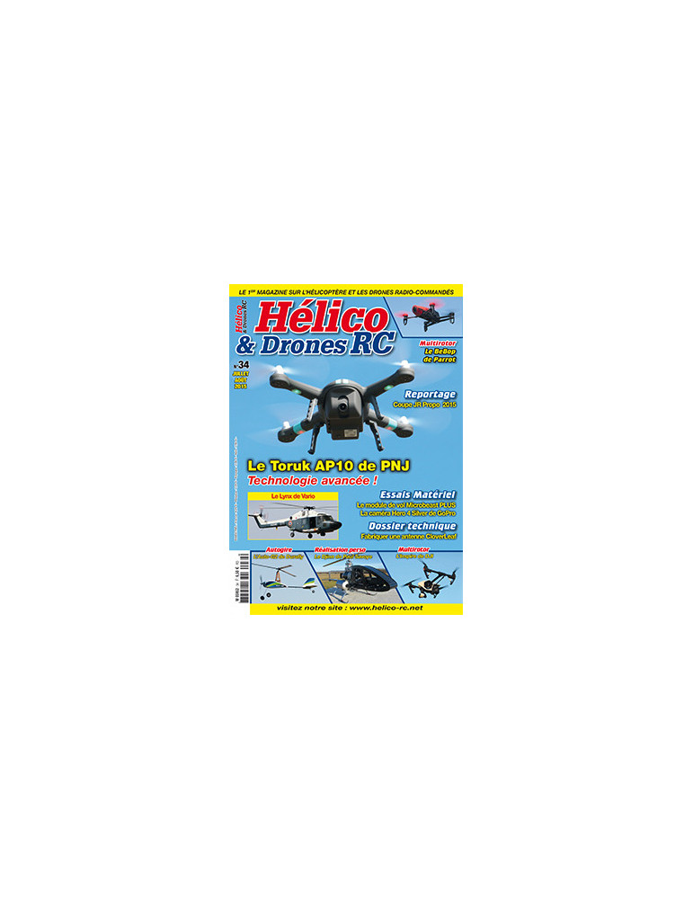 HELICO ET DRONES RC N¡34 JUILLET AOUT 2015
