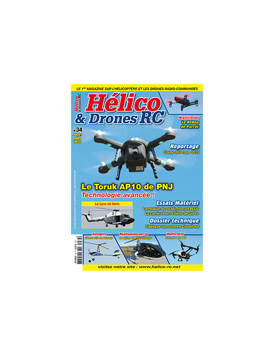 HELICO ET DRONES RC N¡34 JUILLET AOUT 2015