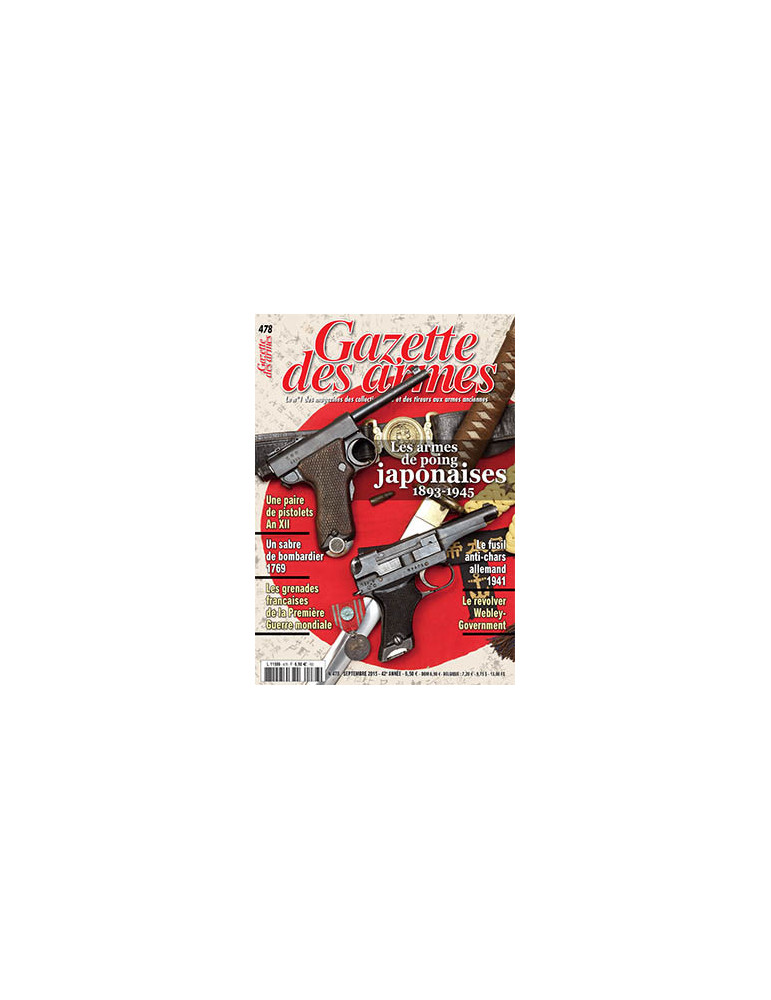 GAZETTE DES ARMES N¡478 SEPT 2015