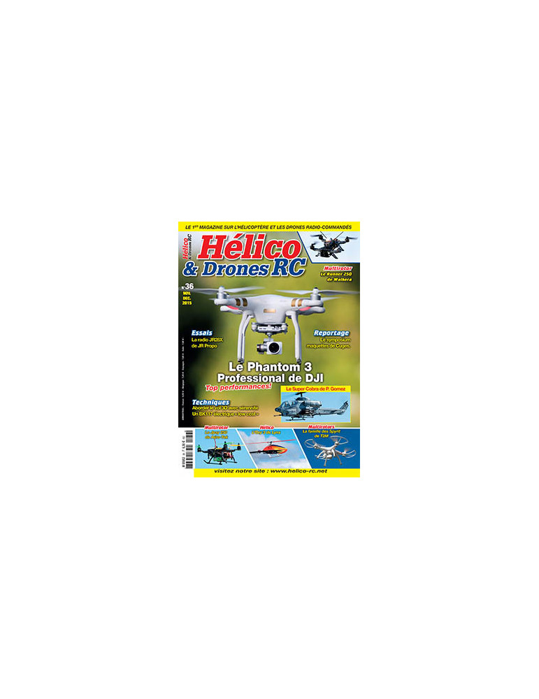 HELICO ET DRONES RC N¡36 NOV DEC 2015