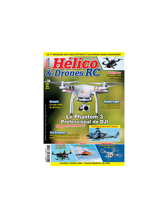 HELICO ET DRONES RC N¡36 NOV DEC 2015