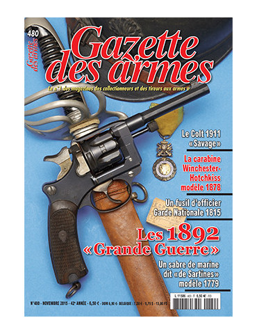 GAZETTE DES ARMES N¡480 NOVEMBRE 2015