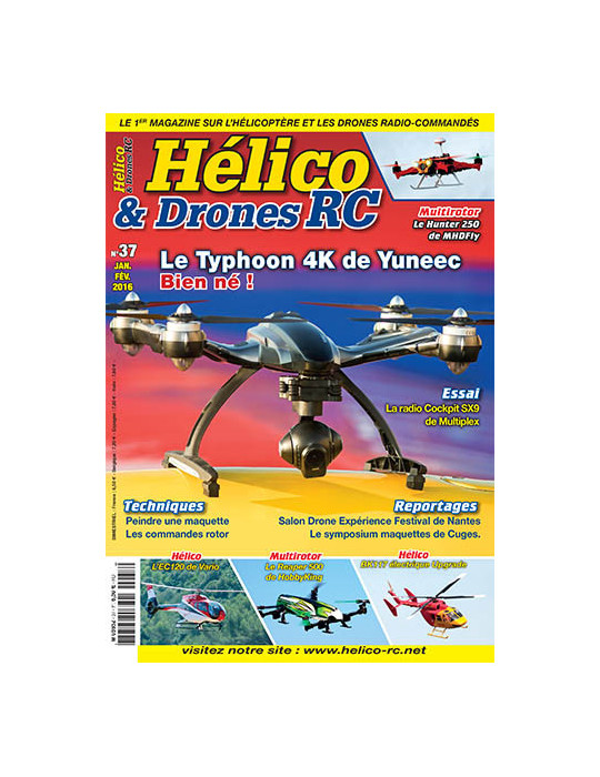 HELICO & DRONES RC N¡37 JANVIER - FVRIER 2016