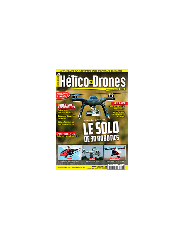 HELICO & DRONES RC N¡38 MARS AVRIL 2016 HELICO & DRONES RC N¡38 MARS AVRIL 2016