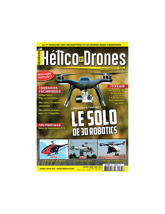 HELICO & DRONES RC N¡38 MARS AVRIL 2016