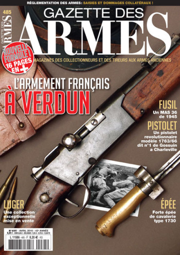 GAZETTE DES ARMES N¡485 AVRIL 2016