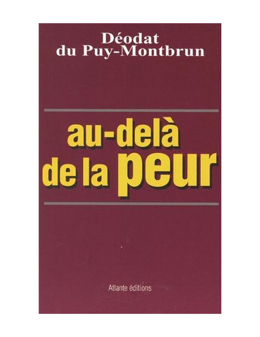 AU-DELA DE LA PEUR