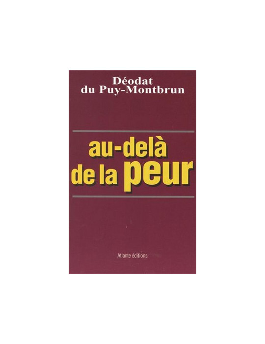 AU-DELA DE LA PEUR