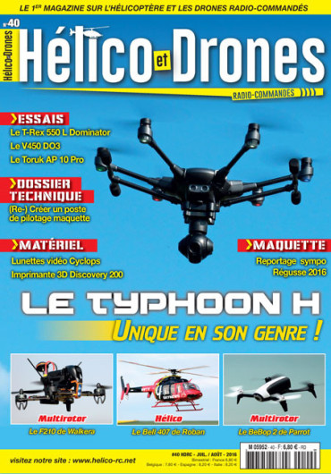 HELICO DRONES RC N¡40 Juillet Aout 2016