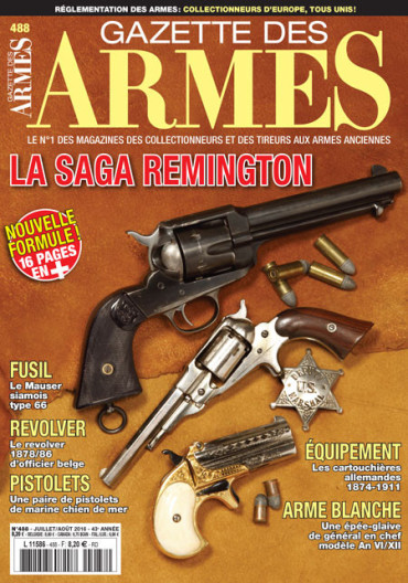GAZETTE DES ARMES N¡488 JUILLET AOUT 2016