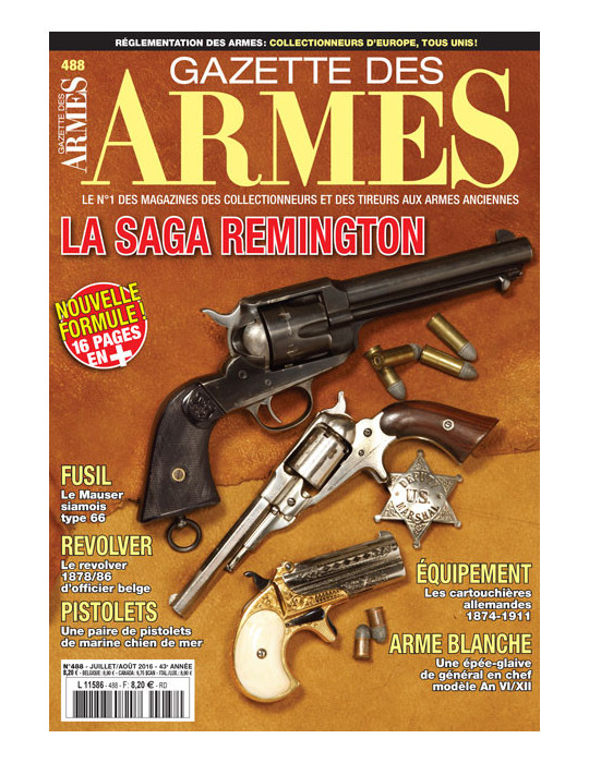 GAZETTE DES ARMES N¡488 JUILLET AOUT 2016