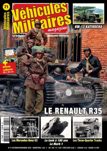 VEHICULES MILITAIRES N¡71 Octobre Novembre 2016