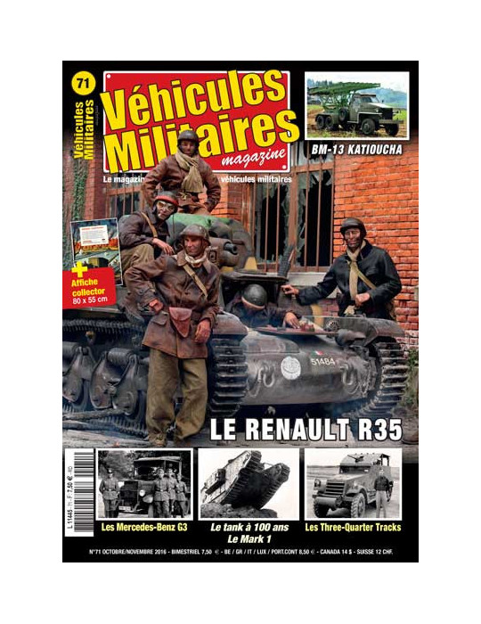 VEHICULES MILITAIRES N¡71 Octobre Novembre 2016