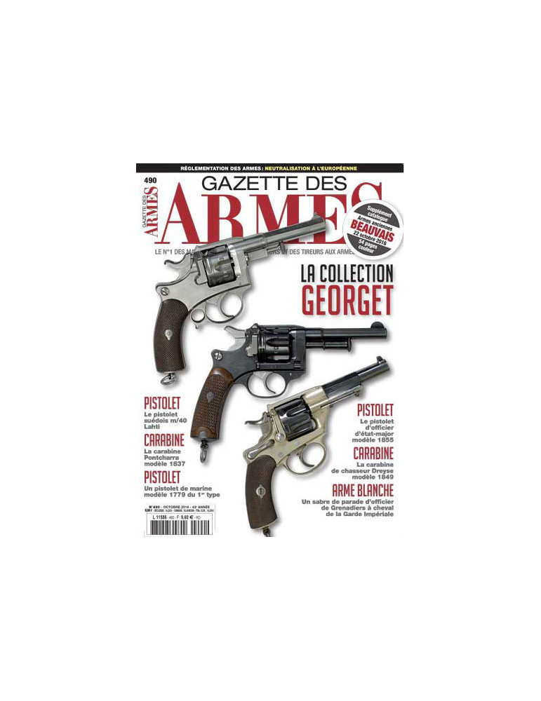 GAZETTE DES ARMES N¡490 Octobre 2016