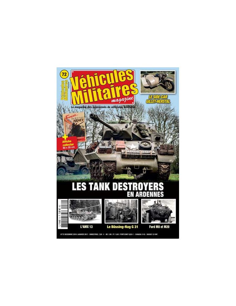 VEHICULES MILITAIREs N¡72 Decembre 2016 Janvier 2017