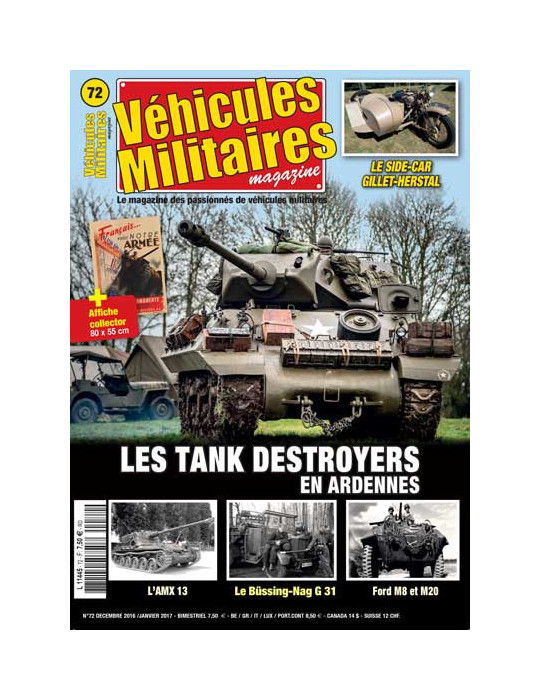 VEHICULES MILITAIREs N¡72 Decembre 2016 Janvier 2017