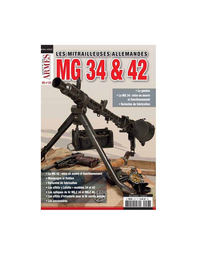 HS GDA N¡ 23 - LES MITRAILLEUSES ALLEMANDES MG 34 & 42