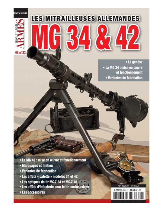 HS GDA N¡ 23 - LES MITRAILLEUSES ALLEMANDES MG 34 & 42