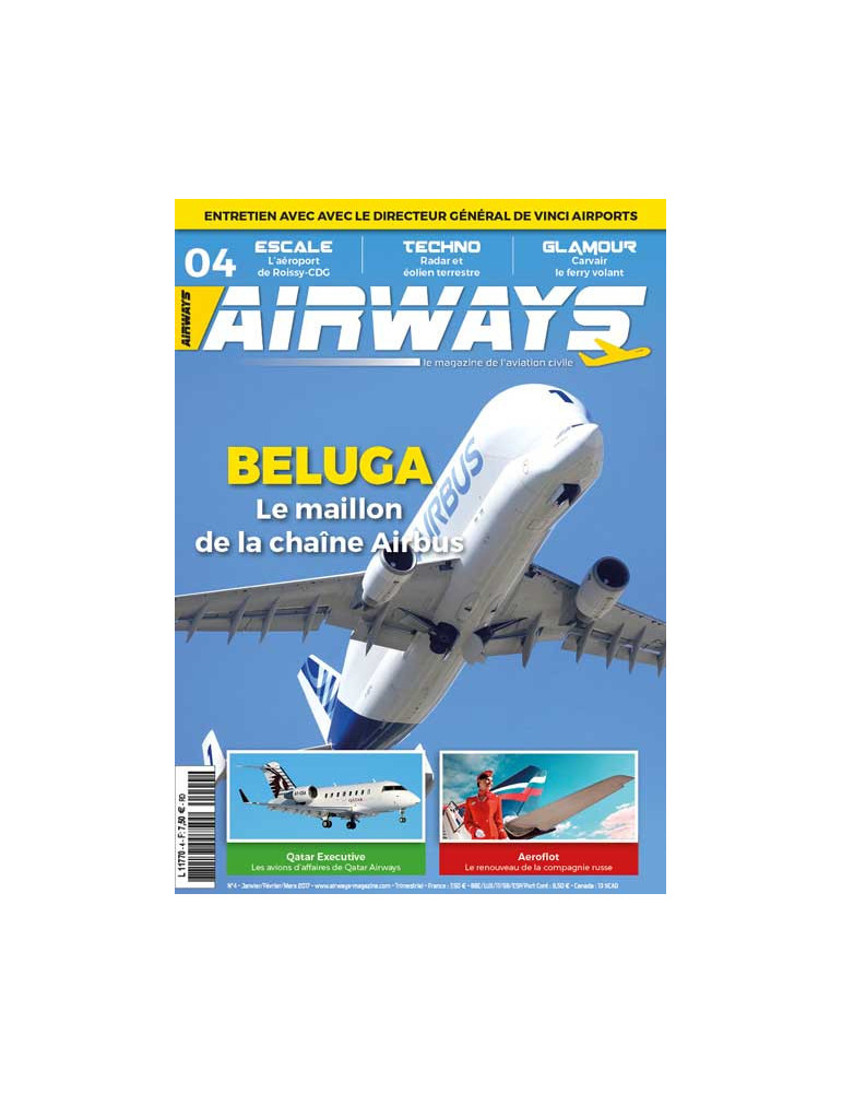 AIRWAYS N¡4 Janvier Fvrier Mars 2017 -*ATTENTION DERNIER EXEMPLAIRE RESTANT*