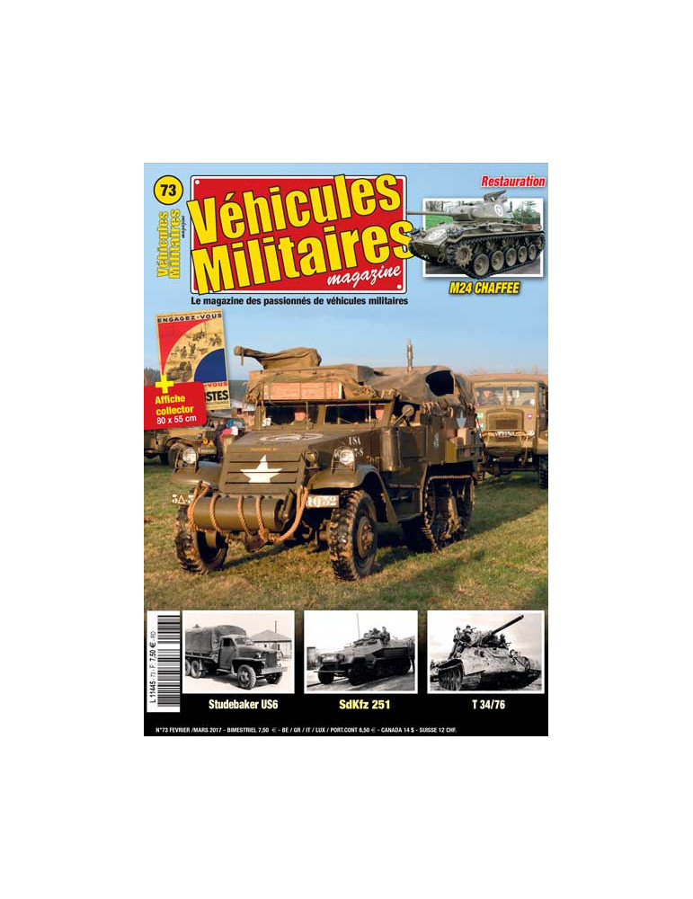 VEHICULES MILITAIRES N¡73 Fevrier Mars 2017