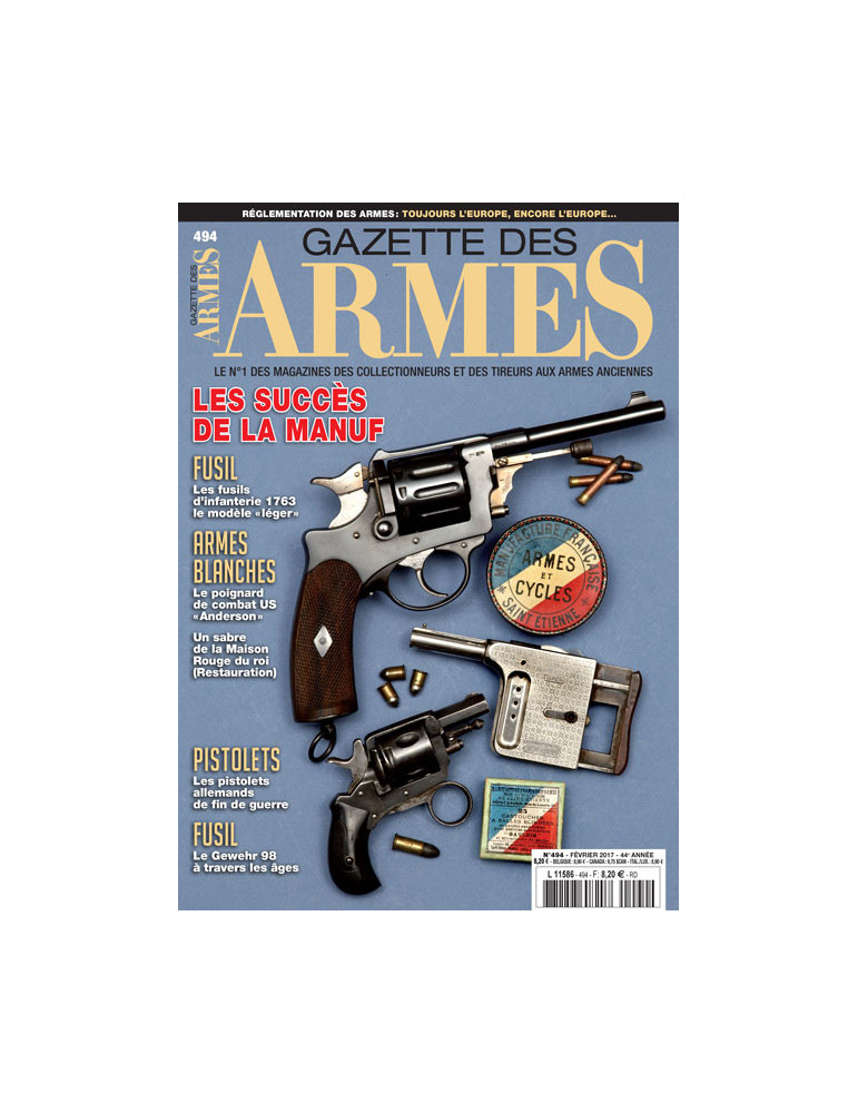 GAZETTE DES ARMES N¡494 Fvrier 2017 GAZETTE DES ARMES N¡494 Fvrier 2017