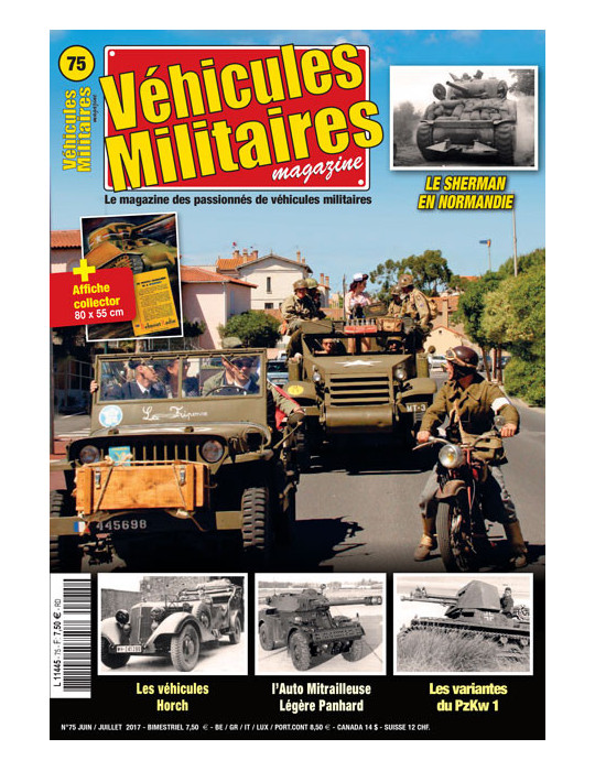 VEHICULES MILITAIRES N¡75 Juin Juillet 2017