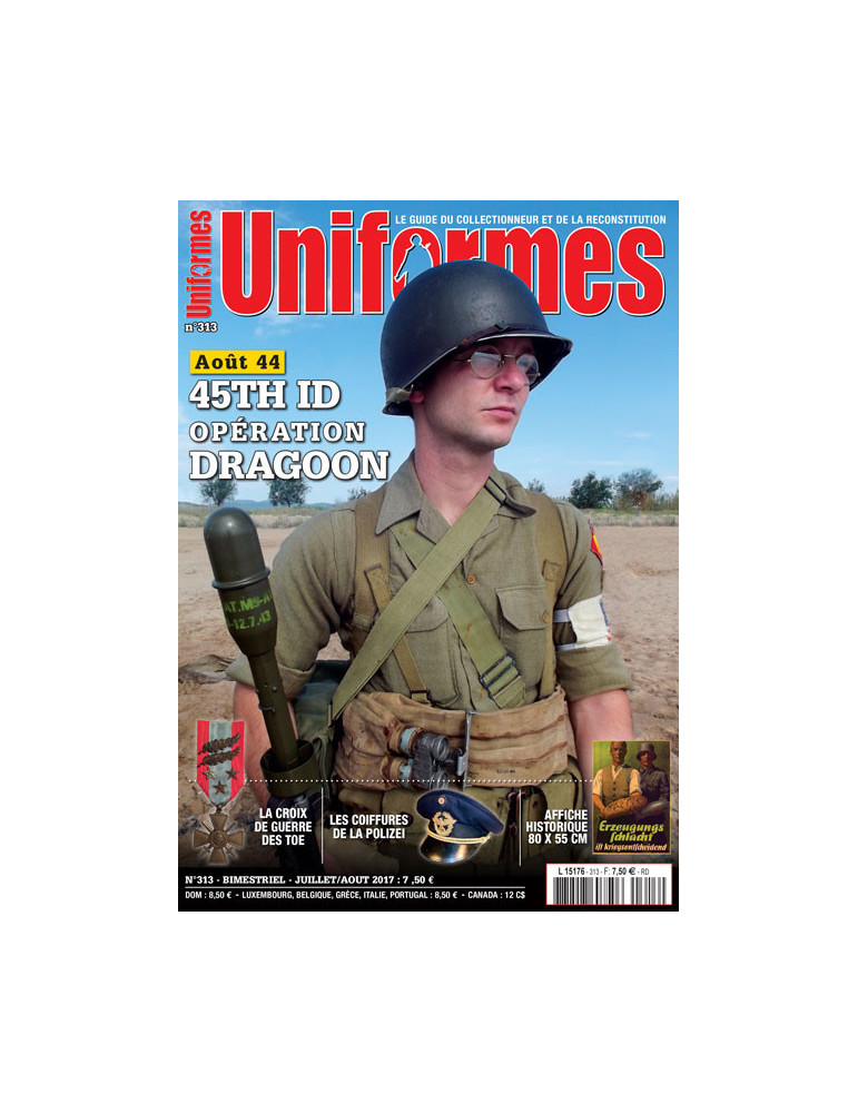 UNIFORMES N¡313 Juillet Aout 2017