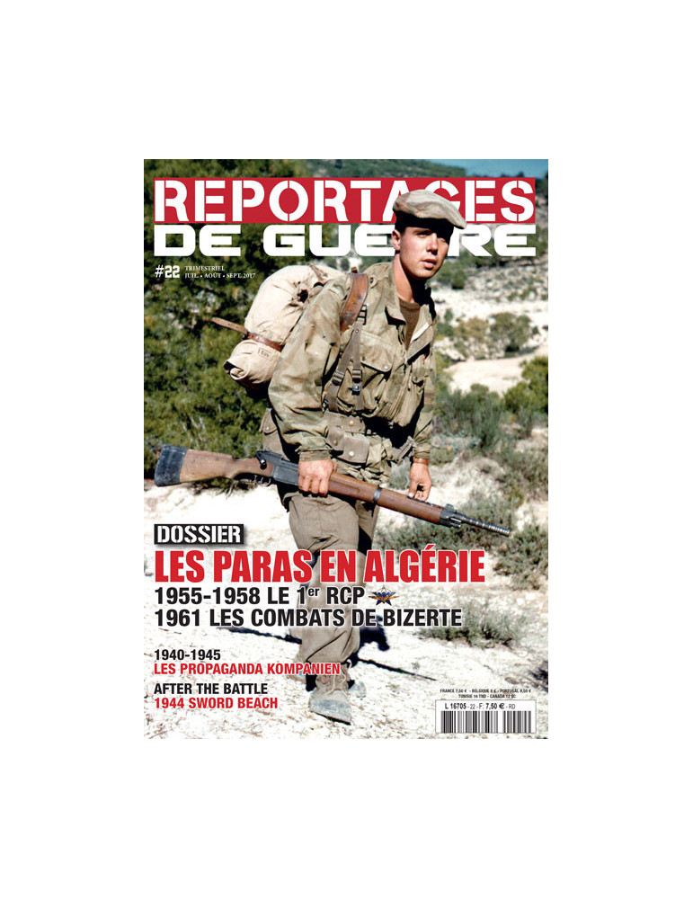 REPORTAGES DE GUERRE 22 Juillet Aout Septembre 2017 REPORTAGES DE GUERRE 22 Juillet Aout Septembre 2017