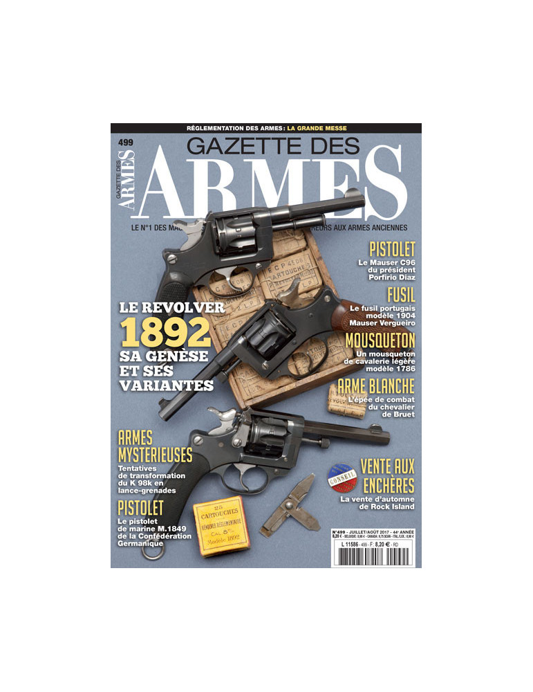 GAZETTE DES ARMES N¡499 Juillet Aout 2017 GAZETTE DES ARMES N¡499 Juillet Aout 2017
