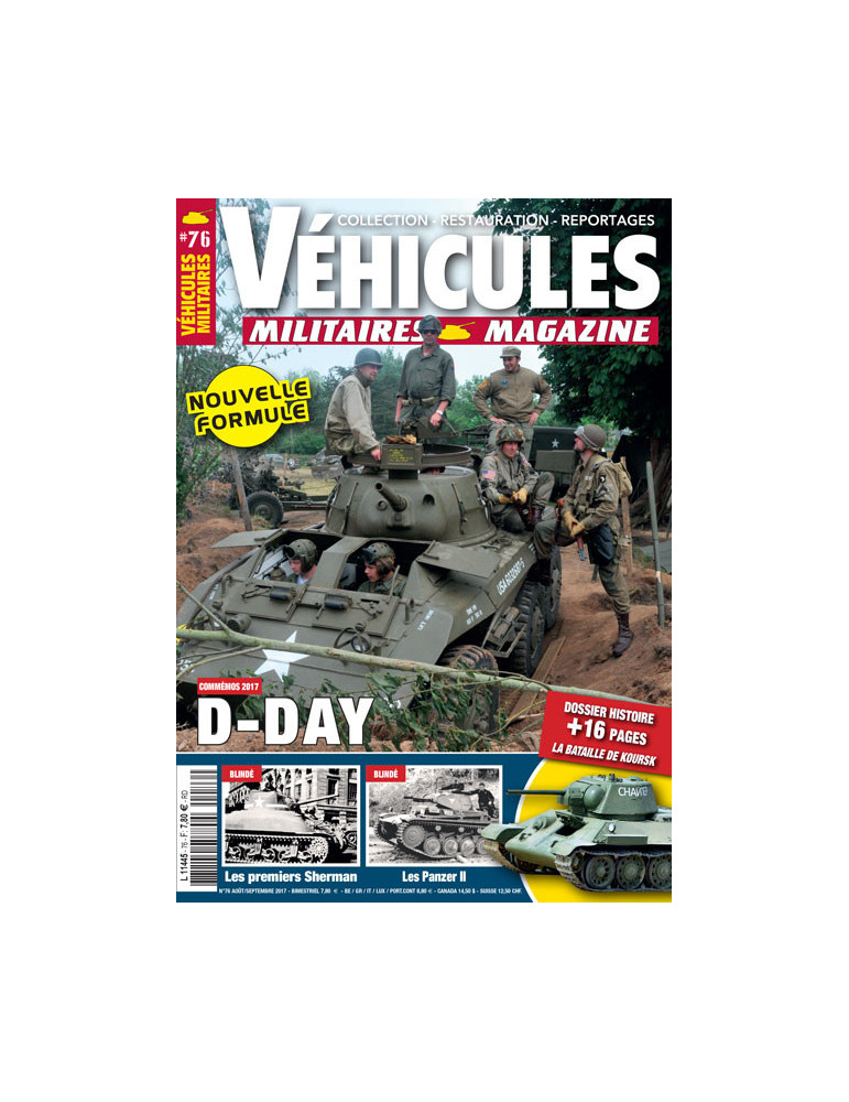 VEHICULES MILITAIRES N¡76 Aout Septembre 2017