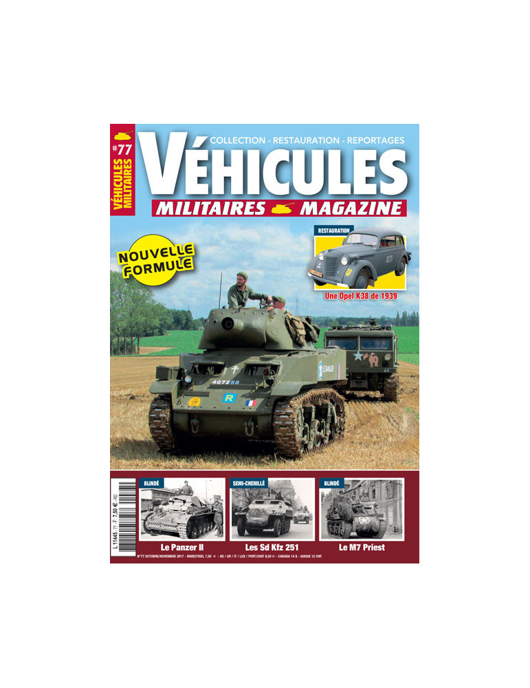 VEHICULES MILITAIRES N¡77 Octobre Novembre 2017